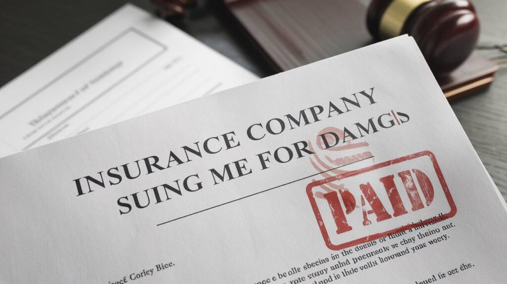 Insurance Company Suing Me for Damages