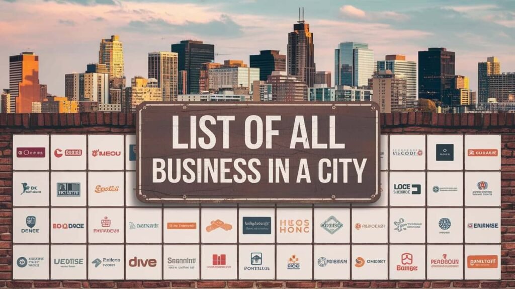 List of All Businesses in a City