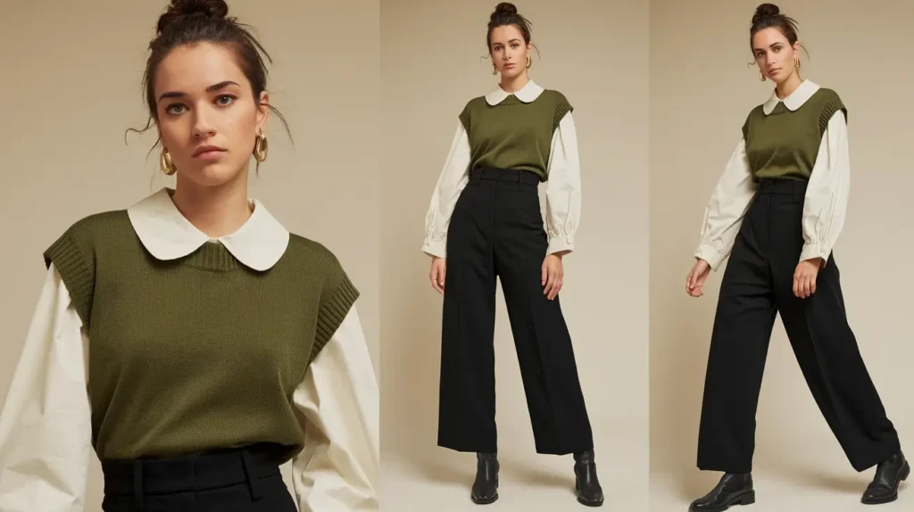 Peter Pan collars can be styled in various ways
