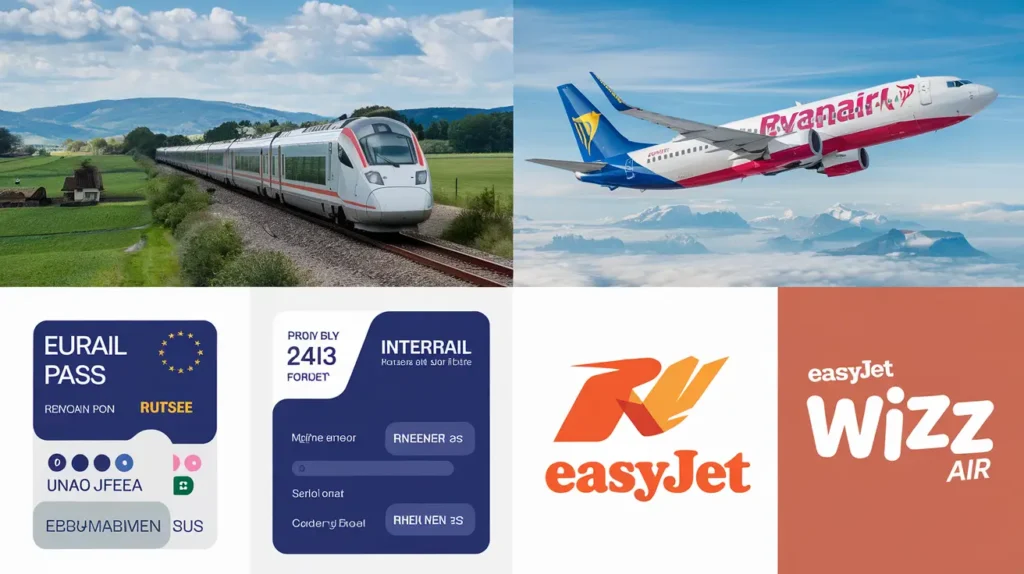 Tips for Traveling Around Europe Efficiently Rail Pass vs Budget Airlines