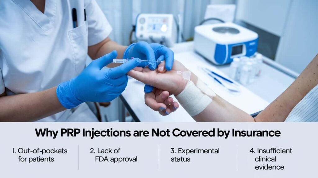Why PRP Injections Are Not Covered by Insurance