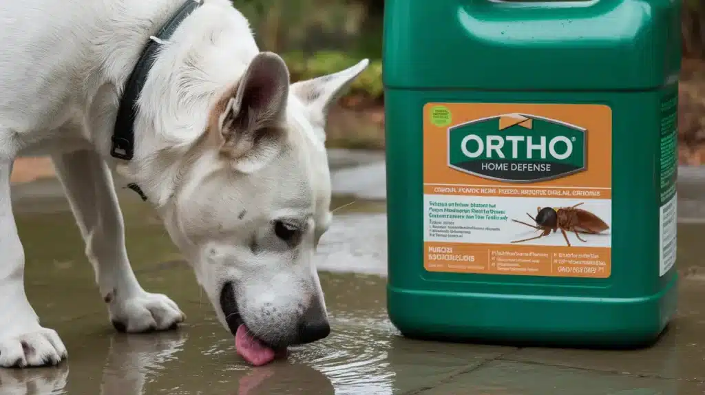 Dog licked Ortho Home Defense
