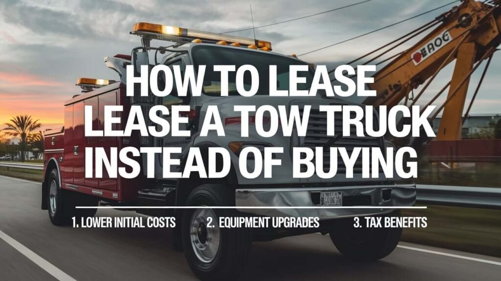 How to Lease a Tow Truck Instead of Buying